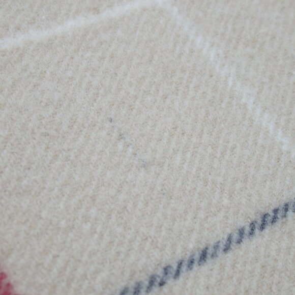 Authentic BURBERRY Check pattern blanket scarf wool [Used] - Picture 4 of 6